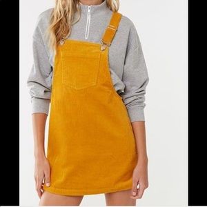 Corduroy Overall Dress